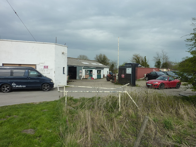 Lydeway Garage - the site before the development
