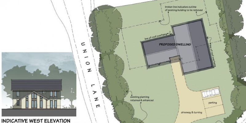 New house approved in countryside location