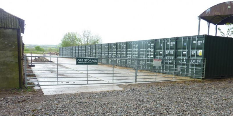 Shipping container storage use permitted in the AONB