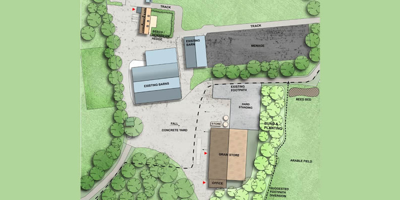Barn conversion and new grain store permitted