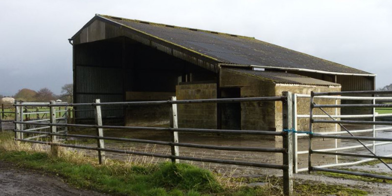 Part Q permitted development approved for barn to dwelling conversion.